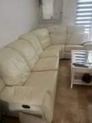 canapé cuir beige