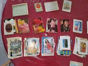 Collection de calendriers publicitaires