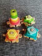 Jeux en bois les 4 tortues de Hanoi