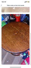 table en bois massif