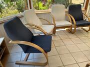 4 fauteuils genre fauteuils