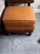 pouf cuir
