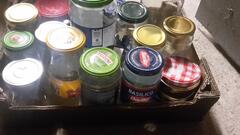 Bocaux vides en verre