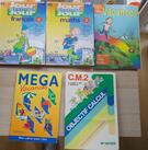 Cabier de vacances et livre de maths