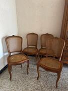 don 4 chaises en bois