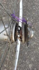 Roue de 700 rétropédalage à refaire