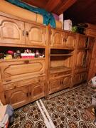 meuble en chêne en 3 parties
