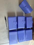lot de 16 boîtes en plastique violet