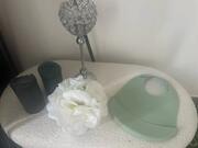 bavoir, bougies, deco