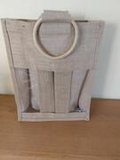 sac en jute pour transporter 3 bouteilles