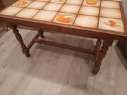 table de cuisine en bois et carrel6