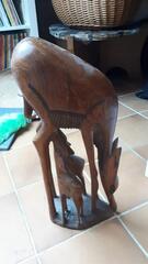 Gazelle en bois
