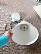 2 luminaires beige. Métal. TBE