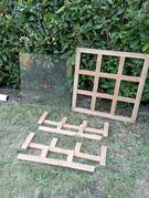 table basse bois 80x80
