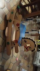 cheval a bascule en bois