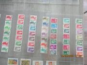 63 timbres oblitérés "Marianne" diverses