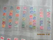 63 timbres oblitérés France - usage courant - anciens