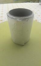 rouleau papier métallisé gris