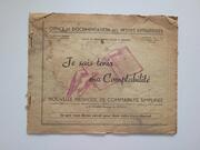 Livret très ancien "Je sais tenir ma comptabilité"