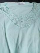 Reserver.........tee shirt manche longue vert d' eau...non étiquettes mais jamais porté