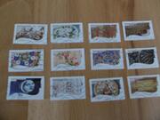 Série 12 timbres Le timbre fête la Terre 2011