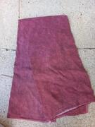 Chute de tissus en coton couleur bordeaux