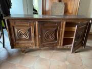 meuble 3 portes bois