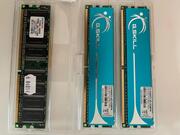 Barrettes mémoire PC