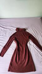 robe longue avec col roulé