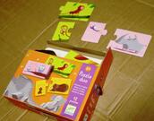 Puzzle/paires de pieces animaux