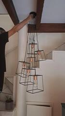 plafonnier multi hauteur (sans ampoule)