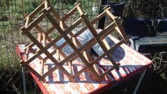 casier à bouteilles en bois