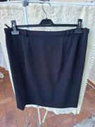 Jupe droite noire Weinberg T 46/48 (?)