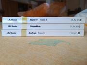 livres mathématiques CPGE ancien programme pour préparation à l'agrégation