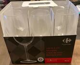 Boîte de 6 verres à vin
