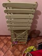 Chaises de jardin vertes