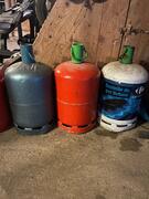 bouteille de gaz vide