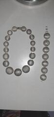Parure collier et bracelet fantaisie