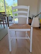 4 chaises blanches