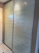 2 Portes coulissantes 1 m sur 2,46 m.