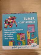 Cubes Elmer en carton à empiler