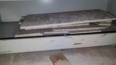 Travertin carrelage chutes