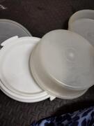 plateau gâteau tupperware