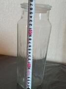 Bocal hermétique en verre 27 cm haut