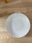 lot 4 assiettes blanches IKEA