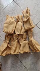 Pochettes en toile de jute