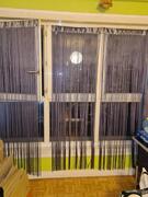 lot 3 rideaux fils gris