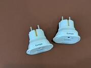 Lot de 2 adaptateurs prises