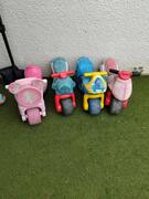 différentes motos enfants