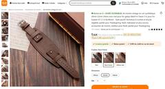 6 bracelets neufs cuir
